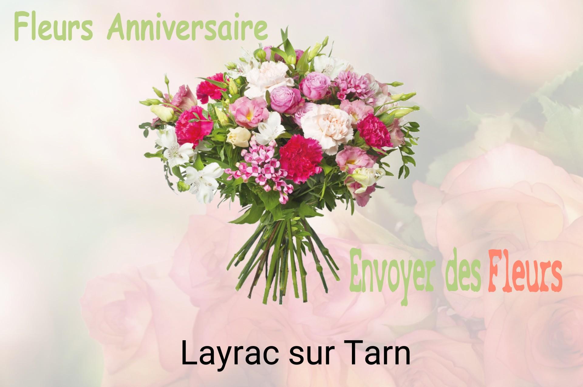 Bouquet de fleurs d’anniversaire livré à Layrac-sur-Tarn