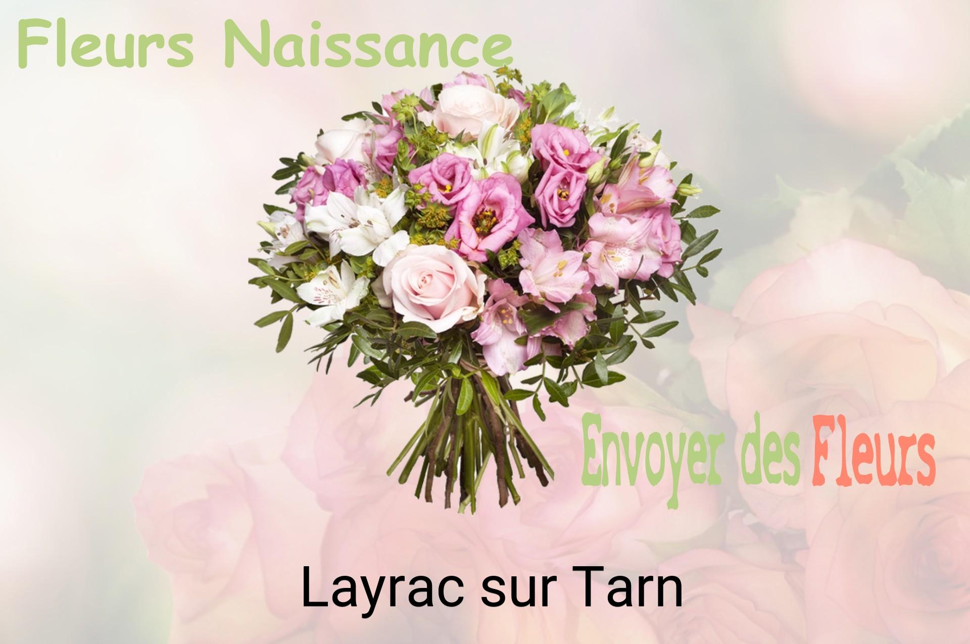 Bouquet de fleurs de naissance livré à Layrac-sur-Tarn