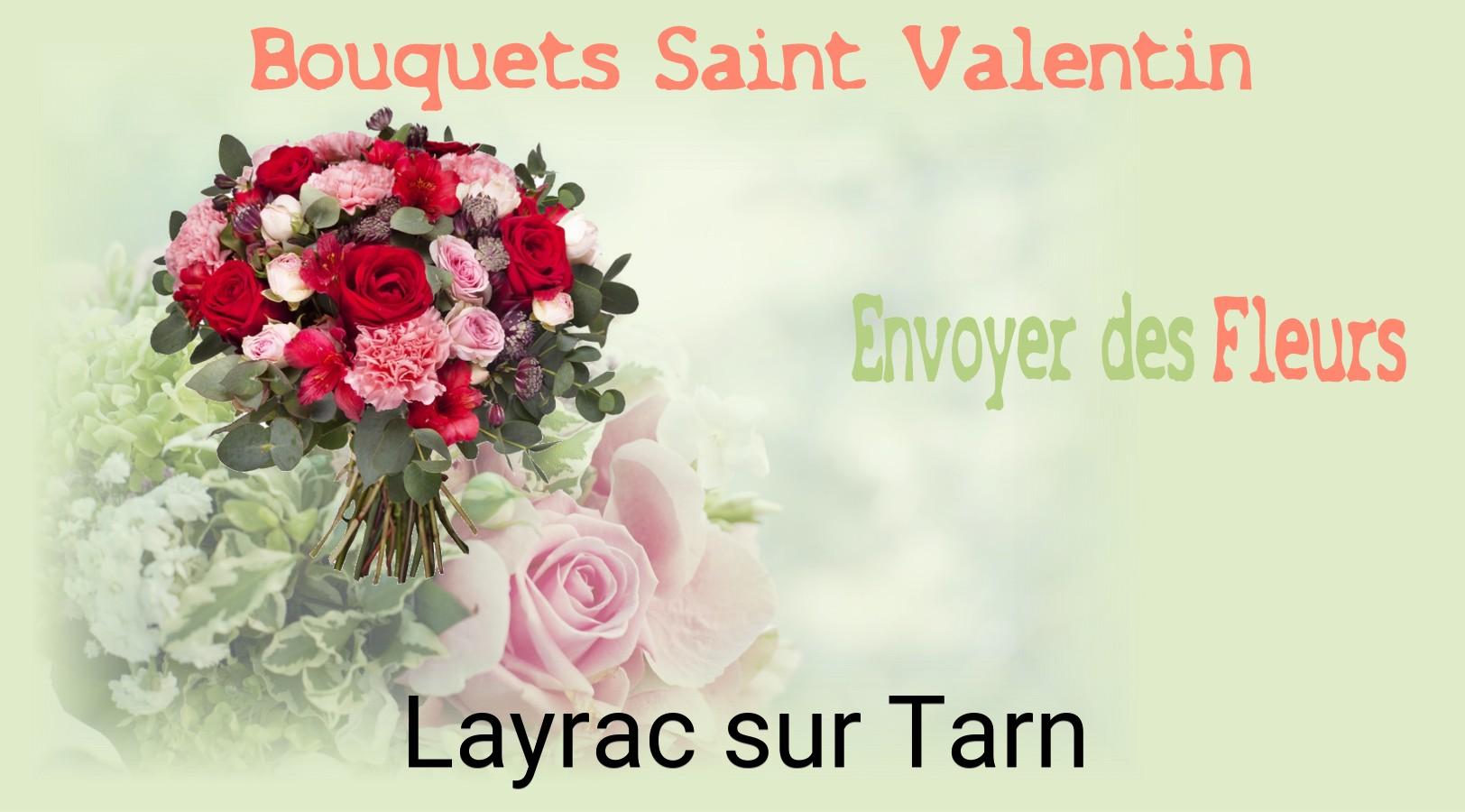 Roses de Saint-Valentin livrées à Layrac-sur-Tarn
